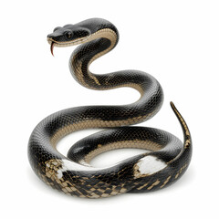 Fototapeta premium snake with white background