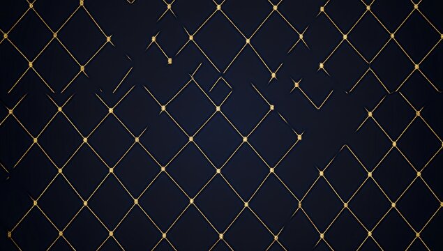 Golden grid pattern, dark background, abstract design, website texture
