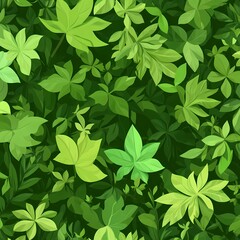 green leaves background