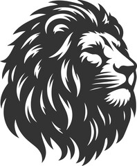 A lion old knowing expression