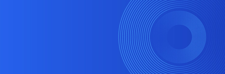 Blue gradient abstract circle shape background vector design