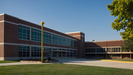 School building exterior