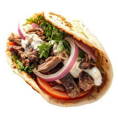 Delicious Gyro Pita Sandwich - Perfect for Lunch or Dinner