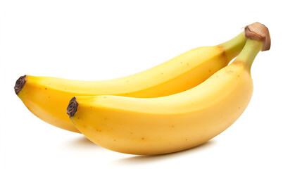 Banana isolated on white background ai generative