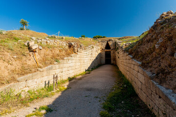 Mycenae, Greece. Vaulted Tomb of Clytemnestra