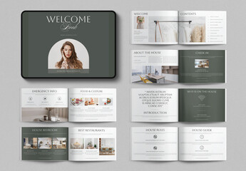 Digital Welcome Book Template Landscape