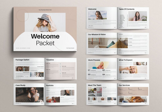 Welcome Packet Template Landscape