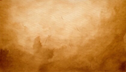 Background Light brown gradient watercolor texture with scratches and irregularities