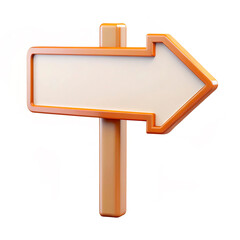 wooden arrow sign