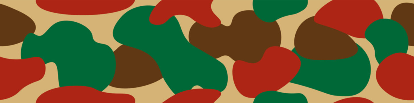 Abstract camouflage seamless pattern background