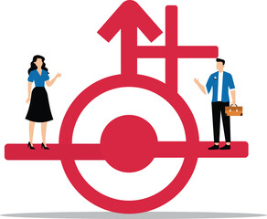 Gender equality or equal treatment in society and business