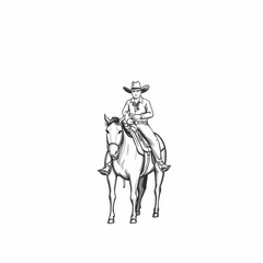 Sketched Cowboy
