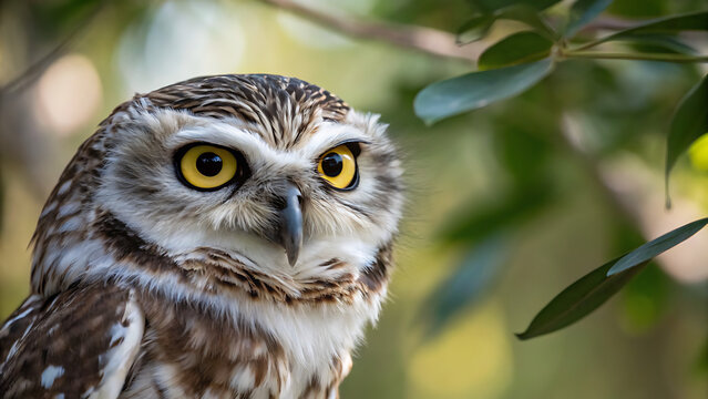 great horned owl in flight