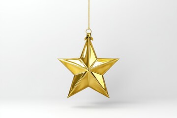 3D Fanoos Hanging Star Isolated and White Background