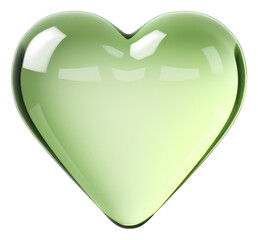 PNG Heart symbol green minimalist.