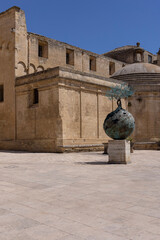 Medieval Church of San Domenico, located in Vittorio Veneto Square (Piazza Vittorio Veneto), Italy, Matera