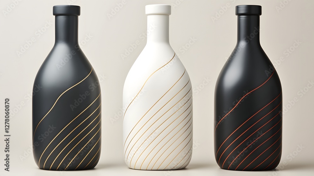 Poster minimalist and sustainable packaging solution designed with ai powered innovative approach for moder