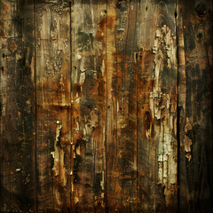 Aged Rustic Wooden Plank Texture with Distressed Finish