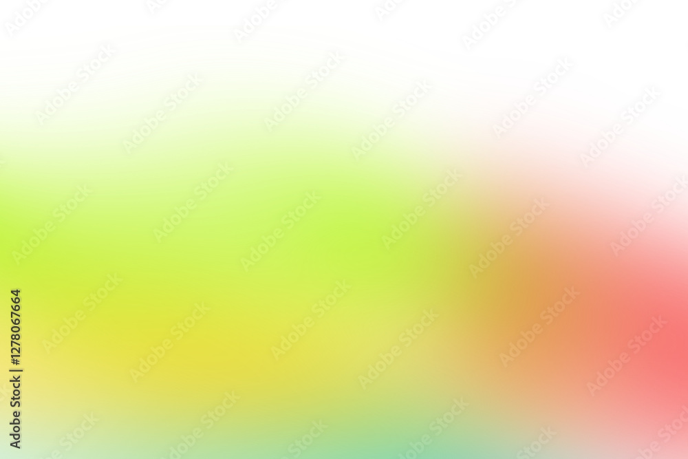 Poster Colorful gradient design on transparent background