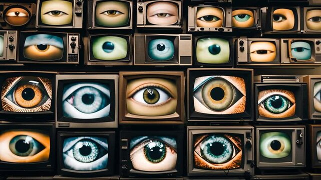 TV with eyes. Dictatorship.
