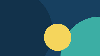 simple flat streaming background with circle