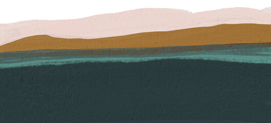 landscape with mountains and sea