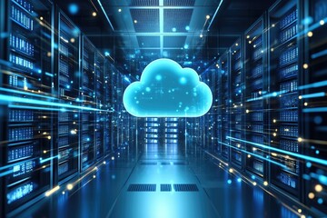 Cloud Computing Server Room