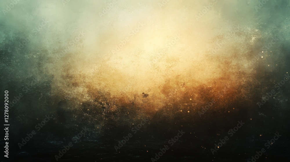 Poster abstract image depicting a textured celestial sky background