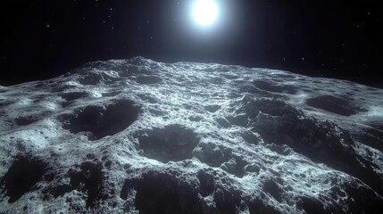 Cratered Surface of Asteroid