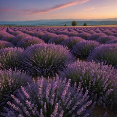 Obraz premium lavender field provence france