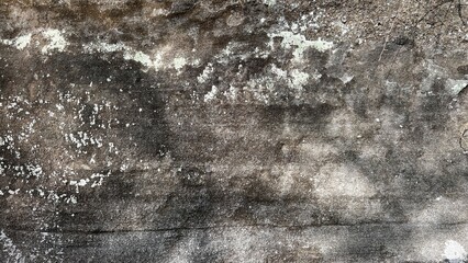 数百万年前の地層、地層の風景素材、岩肌の背景素材、半化石の表出する岩肌の風景