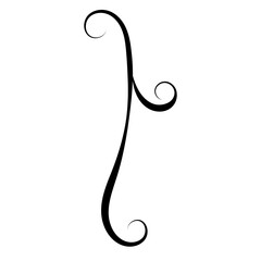 Decorative icon vector. Ornaments elements illustration sign. Decorative elements symbol or logo.