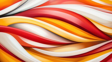 Obraz premium Vibrant Abstract Waves of Energy Flowing in Dynamic Patterns and Shapes