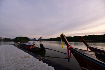 boats in the harbor