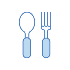 Fototapeta premium Cutlery vector icon
