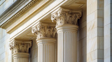 Federal Reserve building with architectural details. Featuring financial oversight and economic management