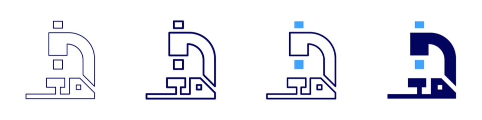 Medical procedure icon in 4 different styles. Thin Line, Line, Bold Line, Duotone. Duotone style. Editable stroke