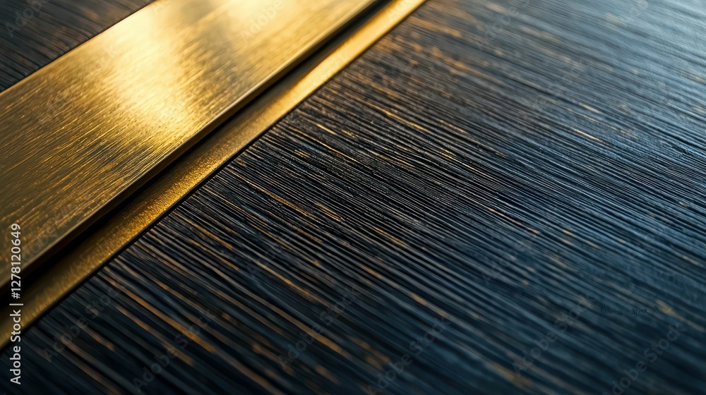 Poster textured surface with gold accent on dark background for design use