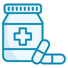 Fototapeta premium Pill Bottle Icon