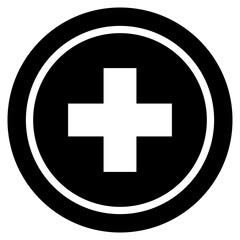 Obraz premium Hospital Sign Icon