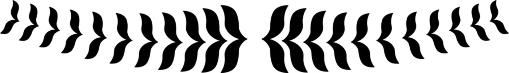 Artistic Laurel Branches for Stylish Dividers