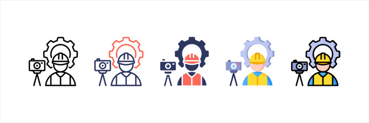 Surveying Multistyle Icon Set