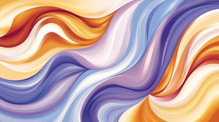 Obraz premium Colorful Abstract Swirling Shapes in Dynamic Style