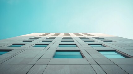Federal Reserve building with clear skies. Featuring economic stability and monetary regulation