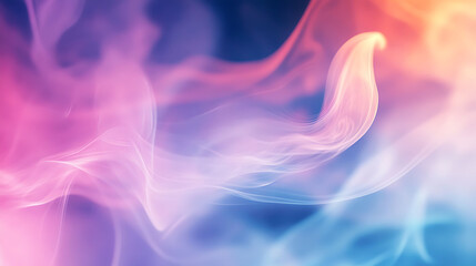 Obraz premium Abstract smoke patterns with beautiful and vibrant colorful hues