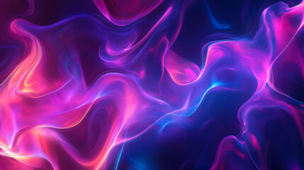 Obraz premium Abstract flowing colorful vibrant smoke illustration with artistic effects