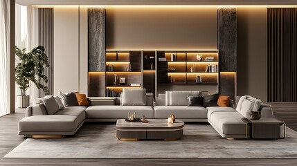 Modern Luxury Living Room Interior Design