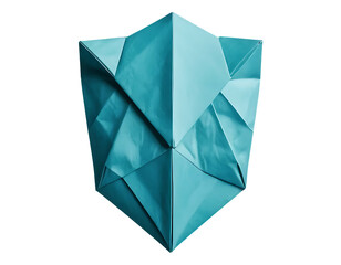 Geometric Paper Craft Armor Design or Origami Shield
