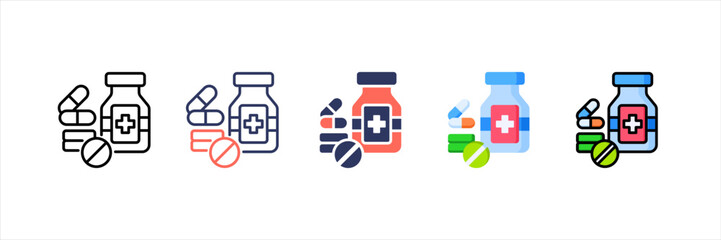 Medicine Multistyle Icon Set