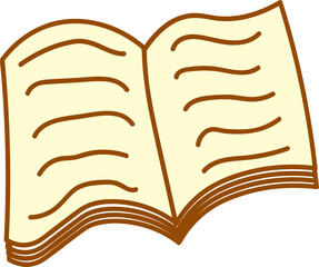 Open Book Clip Art for Study and Learning